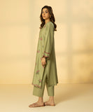 2 Piece - Embroidered Cotton Suit