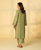 2 Piece - Embroidered Cotton Suit