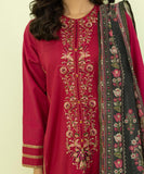 3 Piece - Embroidered Dobby Suit