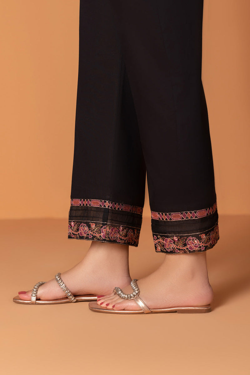 Embroidered Cambric Pants
