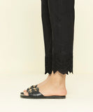 Embroidered Dobby Cigarette Pants