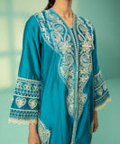 2 Piece - Embroidered Cotton Suit