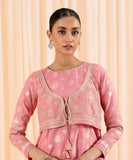 2 Piece - Embroidered Jacquard Suit