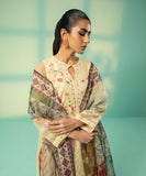 3 Piece - Embroidered Organza Suit