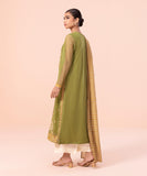 2 Piece - Embroidered Net Suit