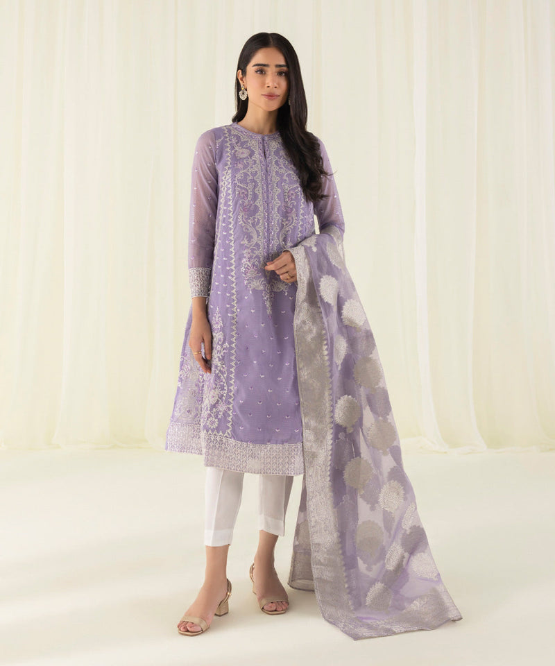 2 Piece - Embroidered Karandi Suit
