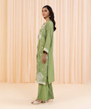 2 Piece - Embroidered Cotton Net Suit