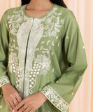 2 Piece - Embroidered Cotton Net Suit