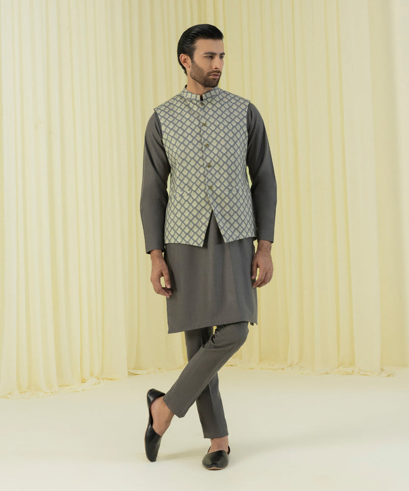 Digital Printed Cotton Waistcoat