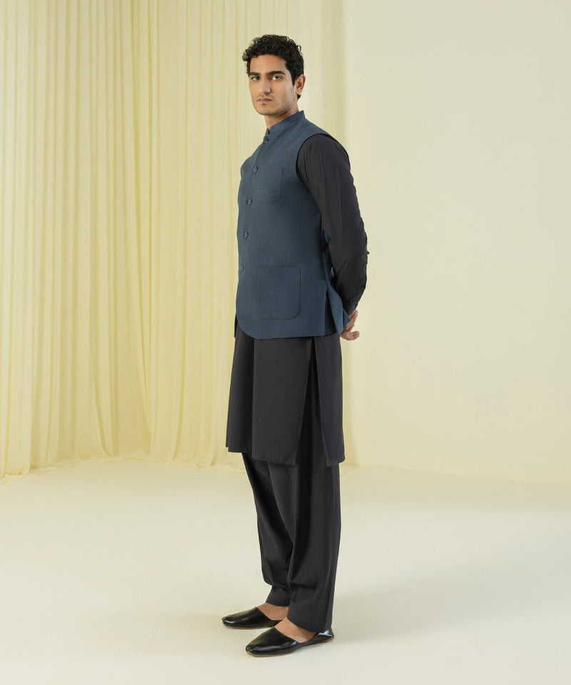 Cotton Mélange Waistcoat