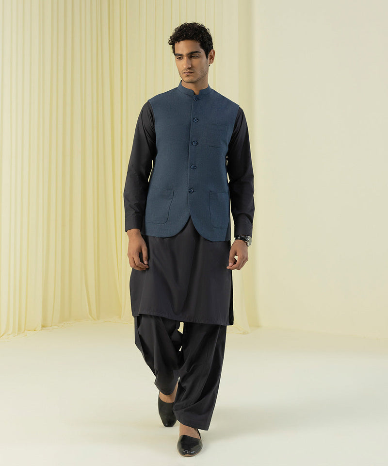 Cotton Mélange Waistcoat