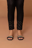 Raw Silk Cigarette Pants