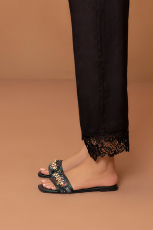 Raw Silk Pants