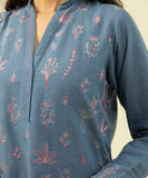 Embroidered Mélange Shirt