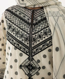 2 Piece - Embroidered Jacquard Suit