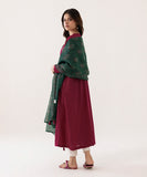 2 Piece - Embroidered Cotton Suit