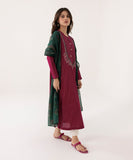 2 Piece - Embroidered Cotton Suit