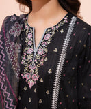 2 Piece - Embroidered Cotton Suit
