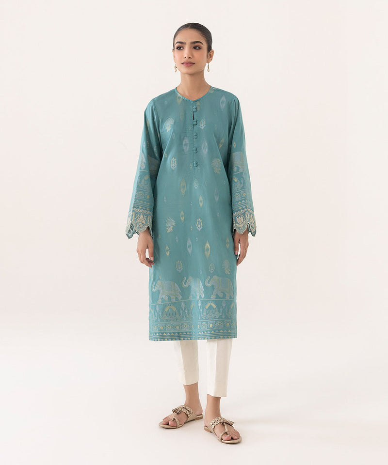 Embroidered Jacquard Shirt
