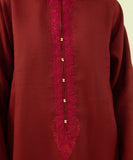 2 Piece - Embroidered Linen Suit