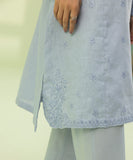 2 Piece - Embroidered Linen Suit
