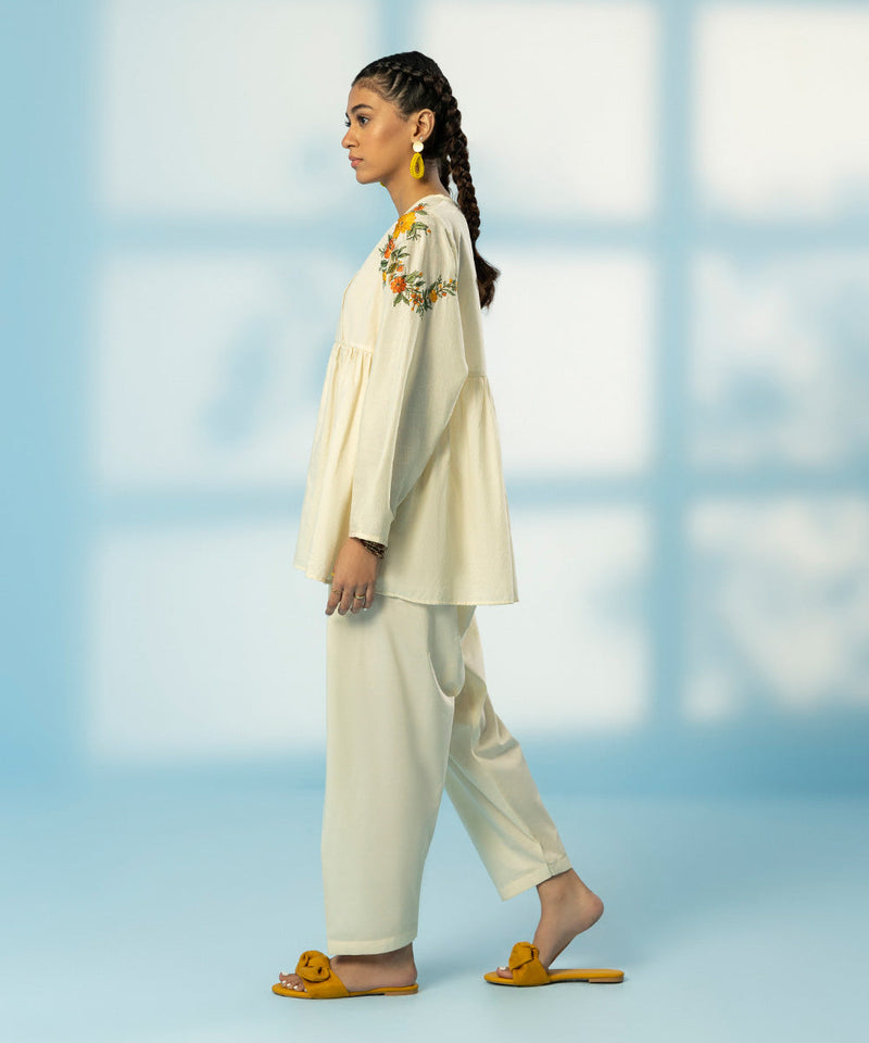 Embroidered Cotton Frock