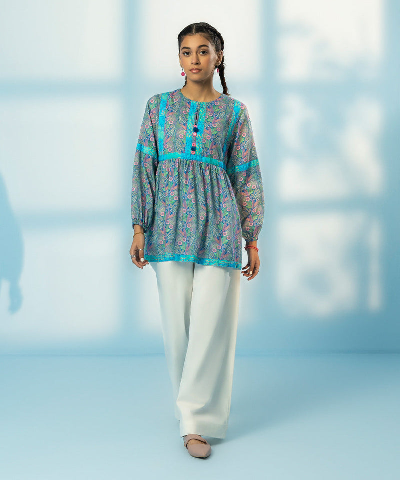 Printed Lawn Kurti
