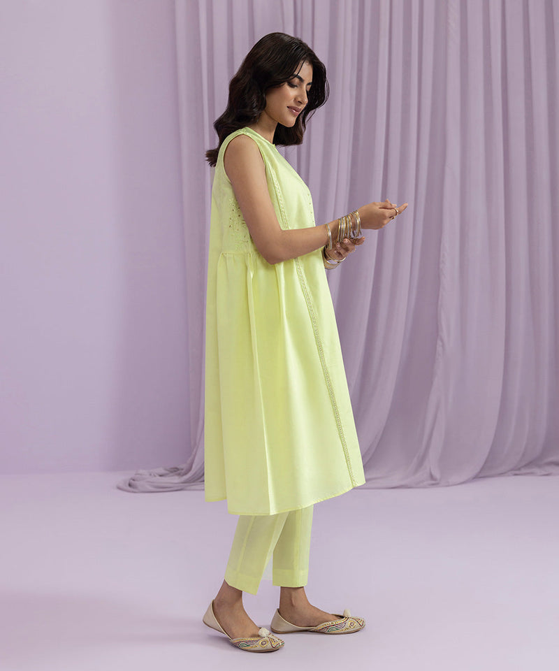 Embroidered Zari Lawn Shirt