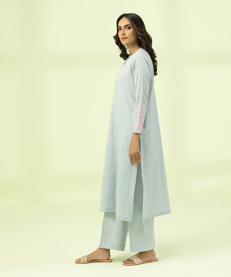 Embroidered Dobby Shirt