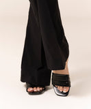 Cambric Boot-Cut Pants