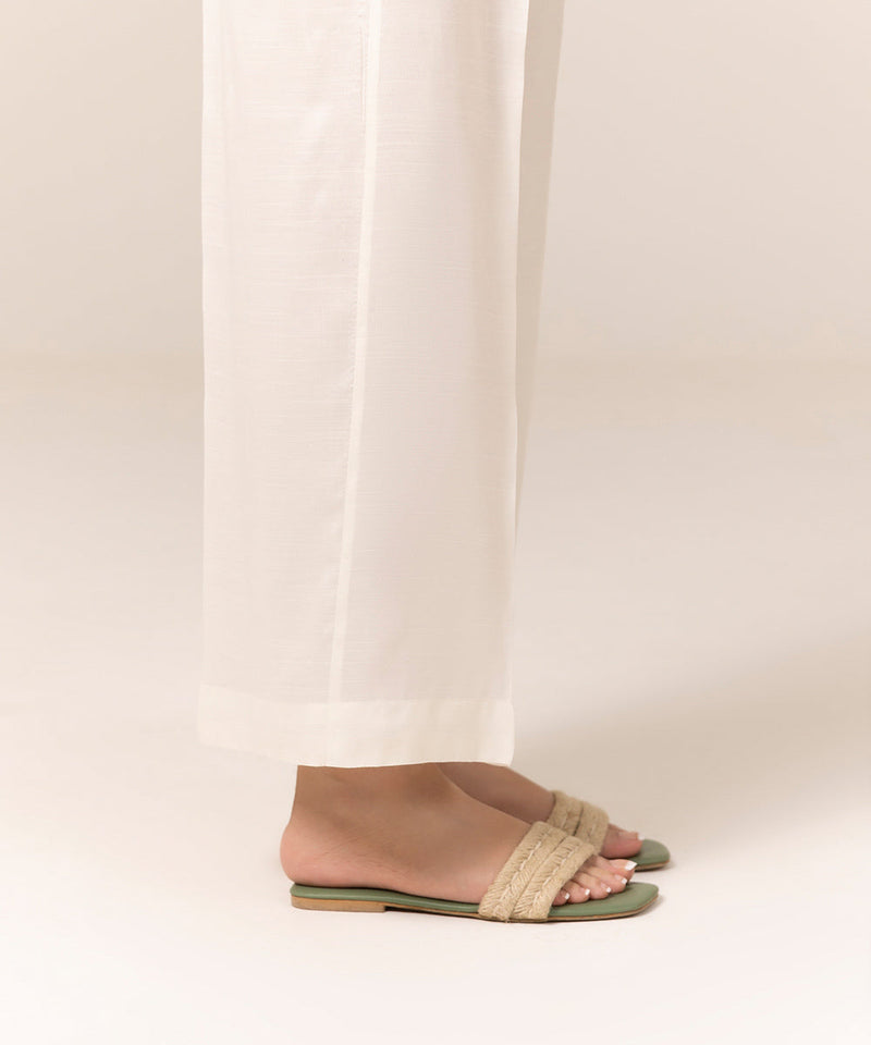 Raw Silk Culottes