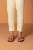 Embroidered Raw Silk Pants