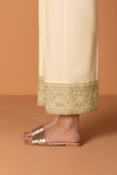 Embroidered Raw Silk Culottes