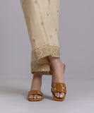 Embroidered Raw Silk Culottes