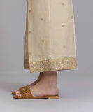 Embroidered Raw Silk Culottes