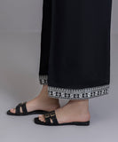 Embroidered Raw Silk Culottes