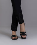 Embroidered Cigarette Pants