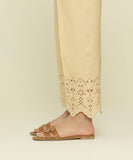 Embroidered Raw Silk Pants
