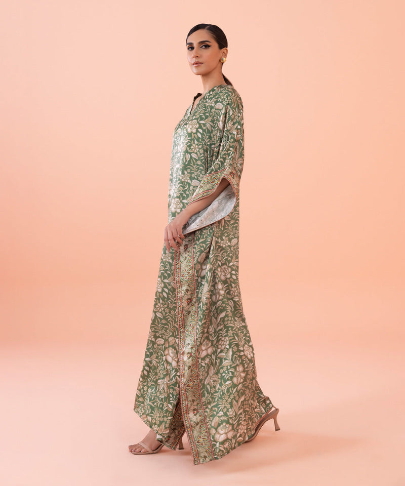 Printed Silk Kaftan