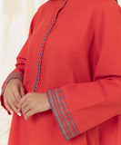 2 Piece - Embroidered Recycled Cotton Suit