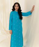 2 Piece - Embroidered Recycled Cotton Suit