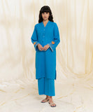 2 Piece - Embroidered Recycled Cotton Suit