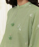 2 Piece - Embroidered Recycled Cotton Suit