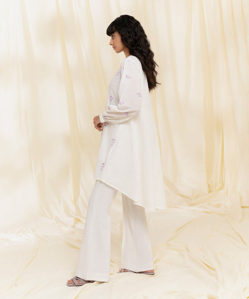 Embroidered Recycled Cotton Shirt