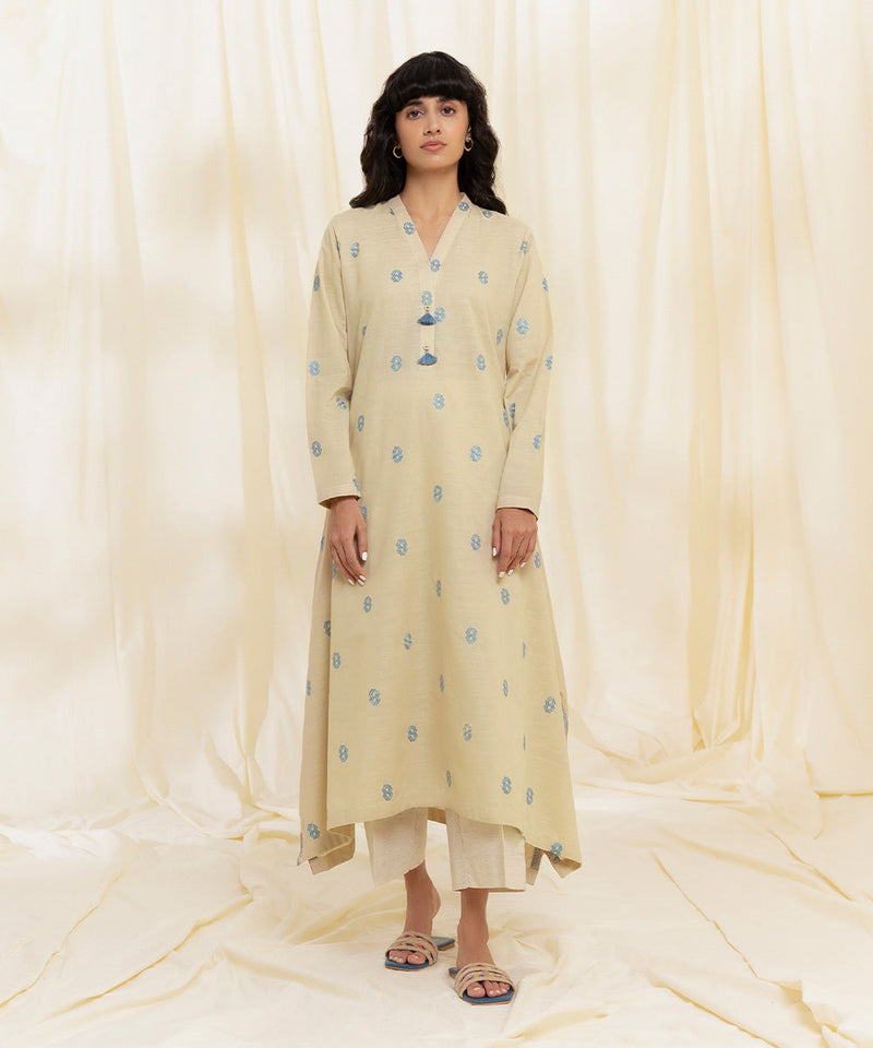 Embroidered Recycled Cotton Shirt