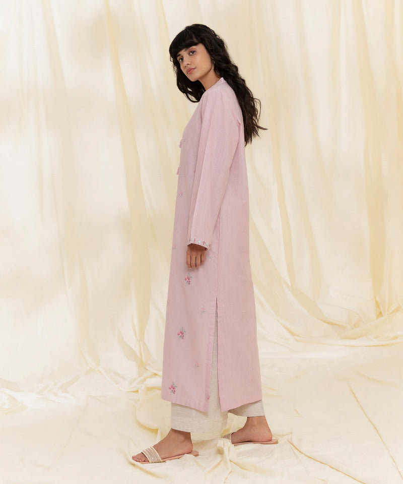 Embroidered Recycled Cotton Shirt