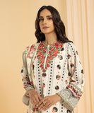 3 Piece - Embroidered Silk Suit