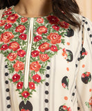 3 Piece - Embroidered Silk Suit