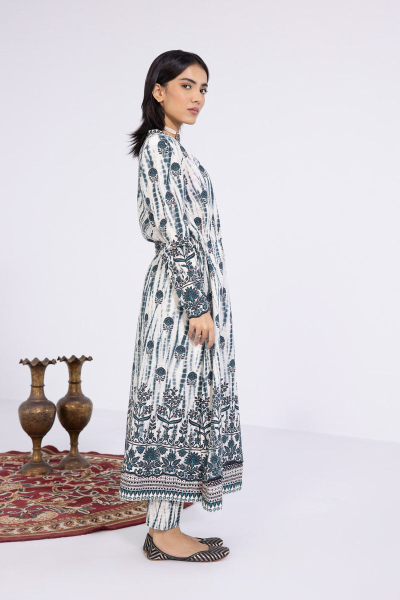 2 Piece - Printed Khaddar Suit