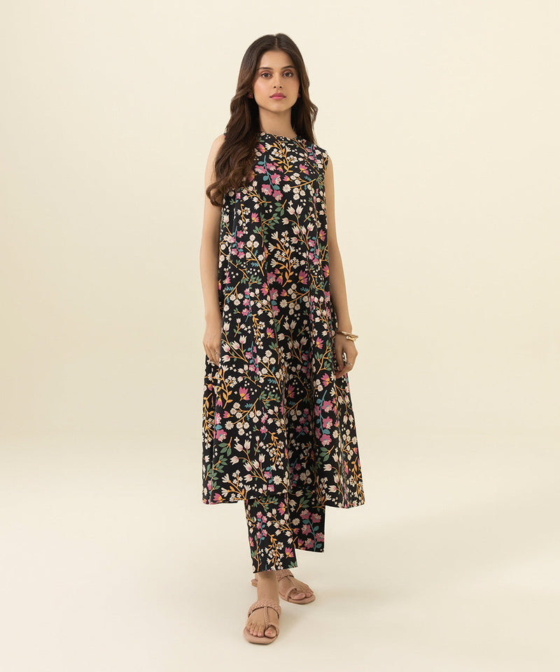 2 Piece - Printed Khaddar Suit